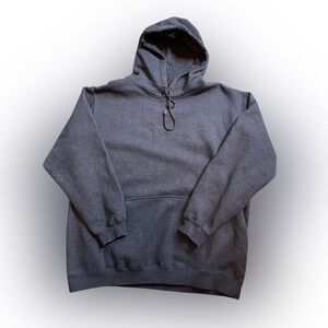 Weekendz Off charcoal gray pullover hoodie. Size Large